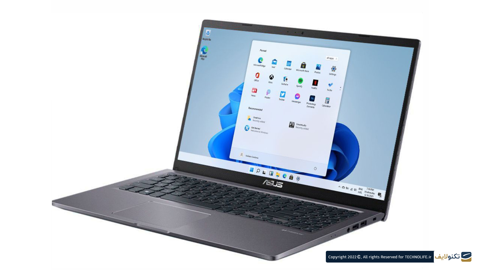 لپ تاپ 15.6 اینچی ایسوس مدل vivobook x515ja-212 v15bb i3 8g 256ssd